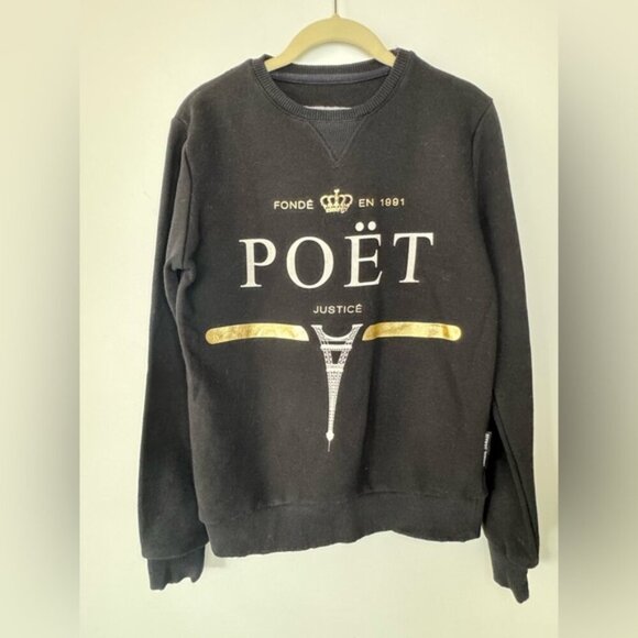 Criminal Damage Paris Logo Crew Sweater - Picture 6 of 16